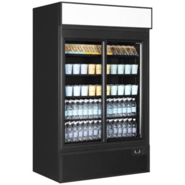 Tefcold FSC1200SB Double Sliding Door Fridge