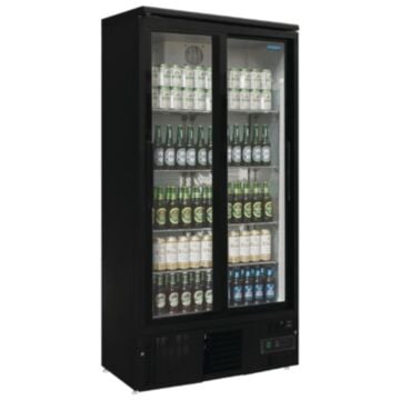 Polar GJ448 Sliding Double Door Display Fridge