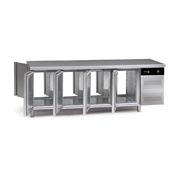 Fagor ACP 4G/C Refrigerated Central 8 Door Prep Counter