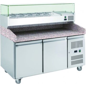 Chefsrange PP2-PLUS 2 Door Pizza Prep Counter