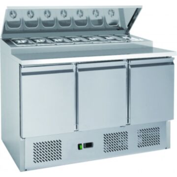 Chefsrange SP313 3 Door Prep Counter