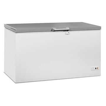 CombiSteel 7151.1115 Stainless Steel Lid Chest Freezer - 469L