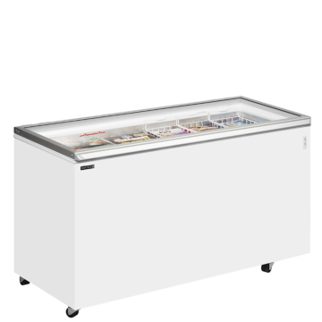 Tefcold ST501 Hinged Glass Lid Chest Freezer