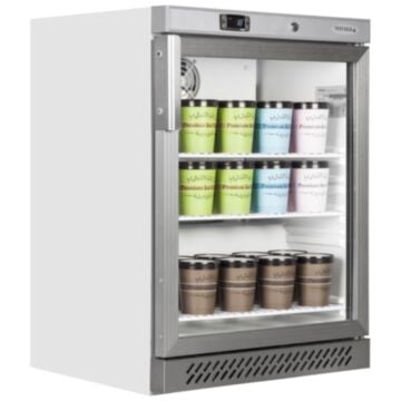 Tefcold UF200VG Single Door Glass Display Freezer