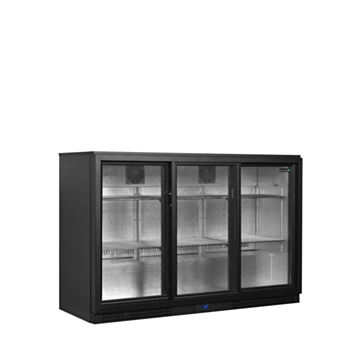 Tefcold BA31S-3 Triple Sliding Door Undercounter Bottle Cooler