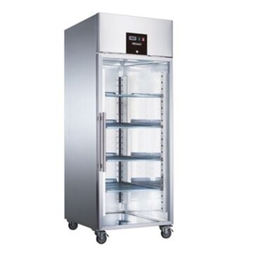 Blizzard BF1SSCR Stainless Steel Glass Door Freezer - 650l