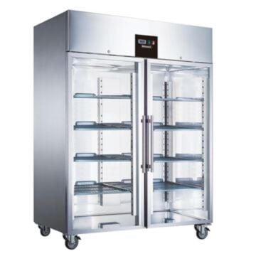 Blizzard BF2SSCR Double Glass Door Display Freezer