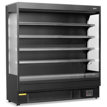 Blizzard BTD200BKV2 Black Open Fronted Multideck - 1940mm