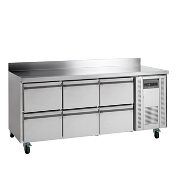 Tefcold CK7360 Refrigerated GN 1/1 6 Drawer Cooler Counter