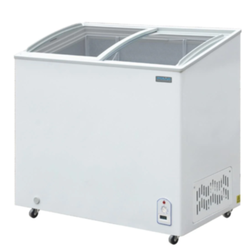 Polar GM498 Glass Display Chest Freezer