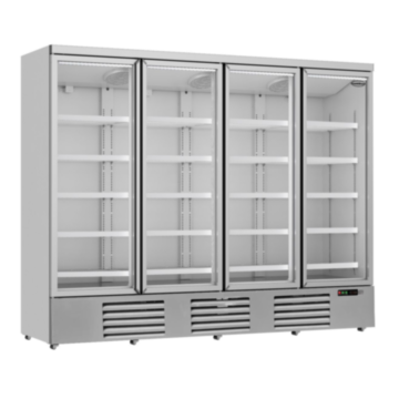 CombiSteel 7455.2210 Four Door White Display Fridge 2025L