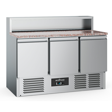 CombiSteel 7950.5095 Ecofrost 3 Door Pizza Prep Counter