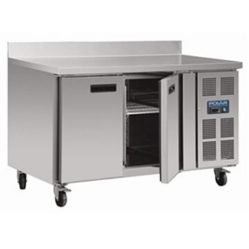 Polar Counter 2 Door GN Freezer with Upstand