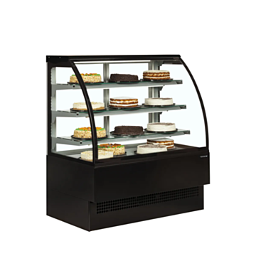 Tefcold EVO1202 Curved Glass Patisserie Display Cabinet - 1200mm