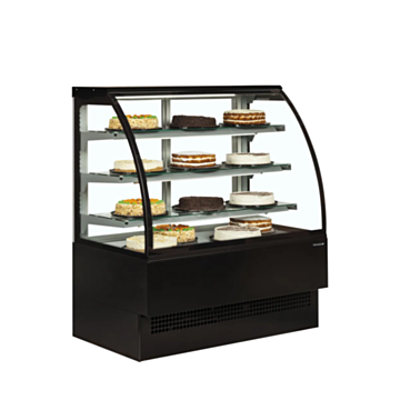 Tefcold EVO1502 Curved Glass Patisserie Display Cabinet - 1200mm