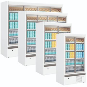 Tefcold Galaxy Full Glass Door Multideck White