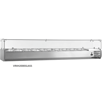 Artikcold VRX1200GLASS Gastronorm Topping Unit