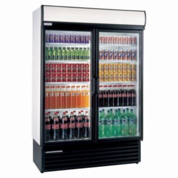 Staycold HD1360 Double Glass Door Fridge