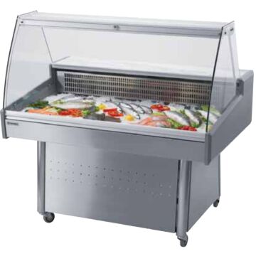Mafirol HERAFISH CB-VCR Static Serve Over Counter - Curved Glass