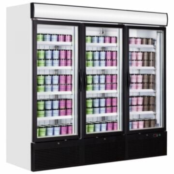 Tefcold NF7500G Triple Glass Door Display Freezer
