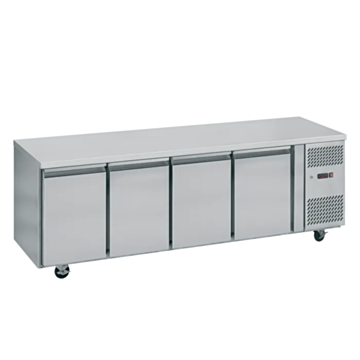 Tefcold PH40 Gastronorm 4 Door Prep Counter - 2230mm