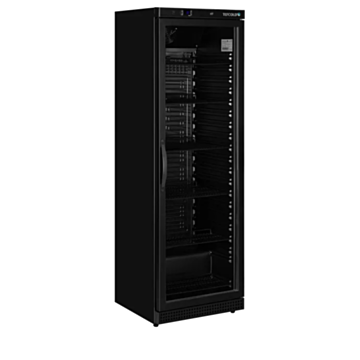 Tefcold UR400G BLACK Glass Door Merchandiser