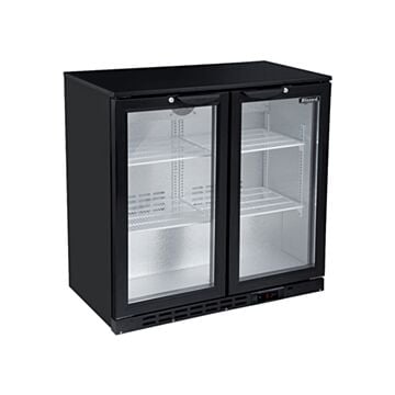 Blizzard LOWBAR2 Low Double Door Bottle Cooler
