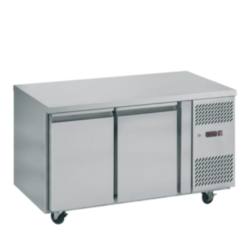 Tefcold PH20 Gastronorm 2 Door Prep Counter - 1360mm