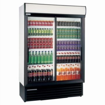 Staycold SD1360 Double Sliding Glass Door Fridge