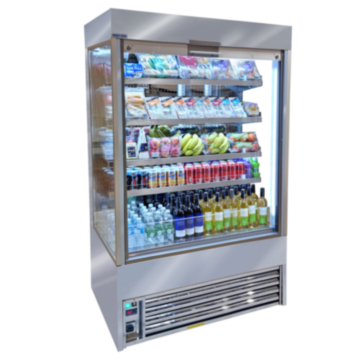 Frost-Tech SD75-120SHU-HC Stainless Steel Multideck Display