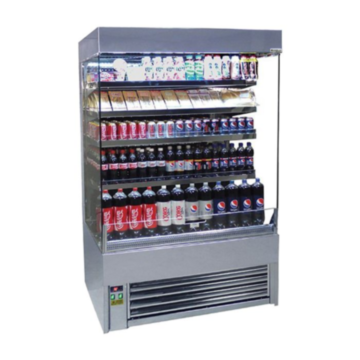 Frost-Tech SD75-150HC Stainless Steel Multideck Display