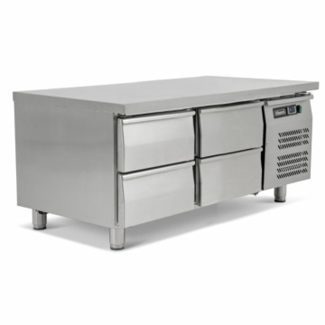 Blizzard SNC2-DRW 4 Drawer Low Height Prep Counter