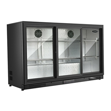 Sterling Pro SP3HC-LOW-BS Triple Door Bottle Cooler