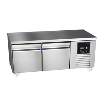 Sterling Pro SPI-B-135 2 Door Stainless Steel Fridge Counter