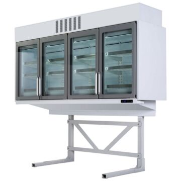 Arcaboa SUPER ARV215DE Panoramic Top Case Wall Site Freezer
