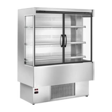 Zoin UA057-100 Silver Multideck With Hinged Doors - 1000mm