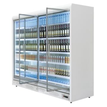 Alpine York 780 x 2000 Multideck Display With Doors