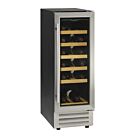Tefcold TFW80S Wine Cooler - Black / Stainless Steel
