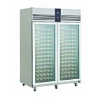 Foster EP1440W Stainless Steel Glass Door Wine Cooler - Stainless Steel