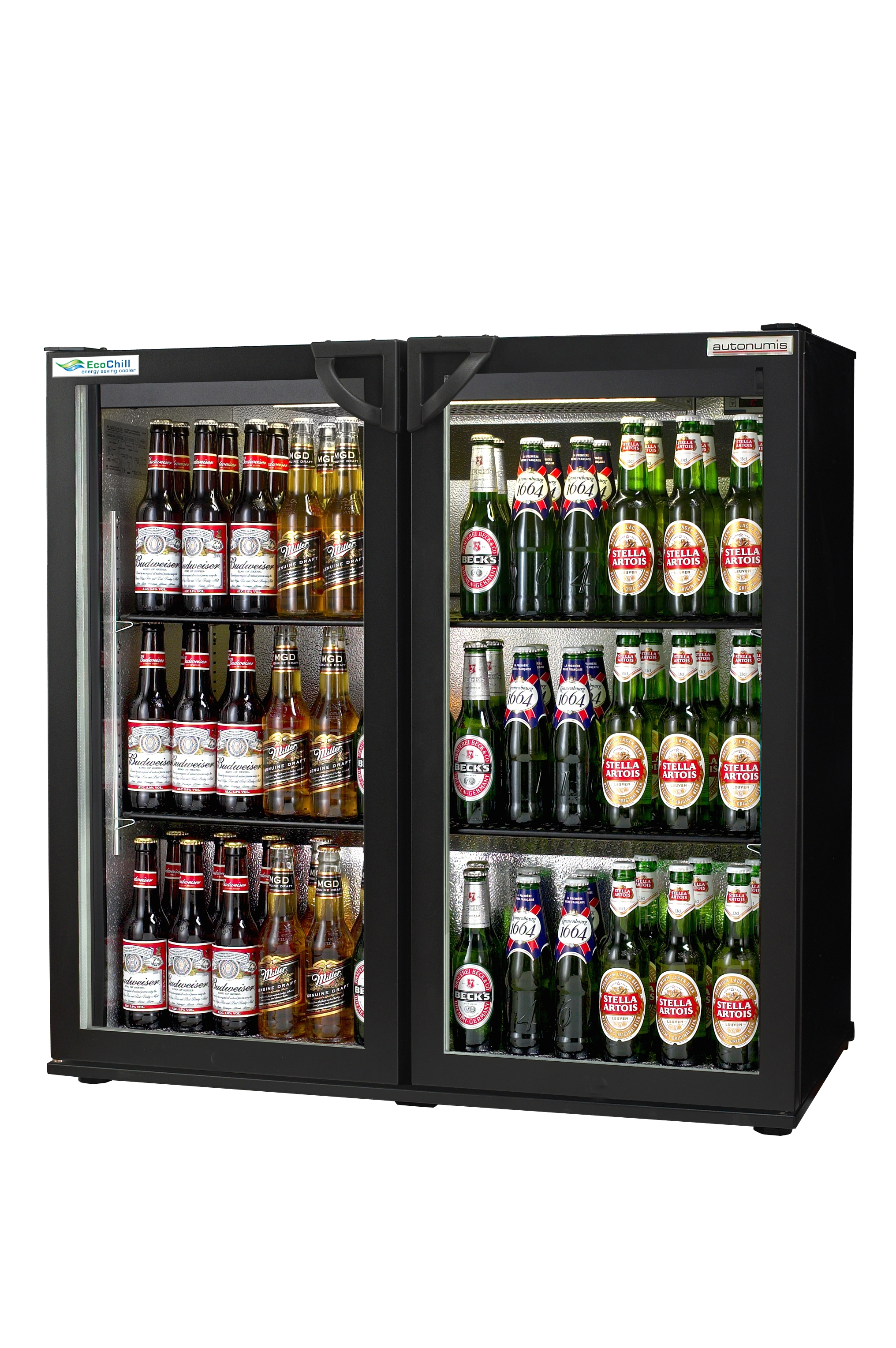 An image of Autonumis EcoChill RVC00001 Double Door Hinged Bottle Cooler