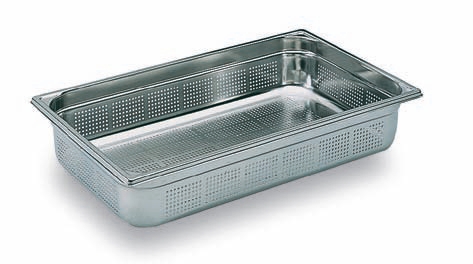 An image of Interlevin P1 Perforated Gastronorm Pan-1/3 150mm Deep
