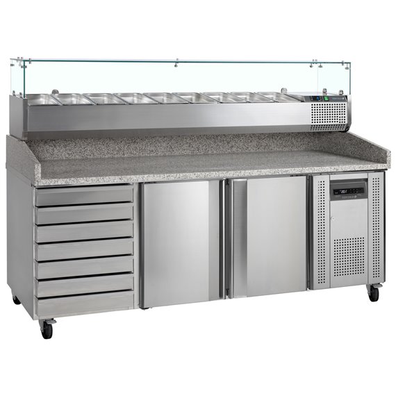 An image of Tefcold PT1310 Refrigerated Prep Counter-24 Months Parts and Labour