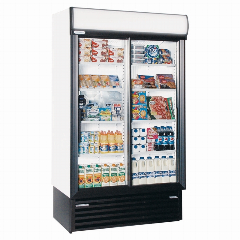 An image of Staycold SD1140 Glass Door Fridge-24 Months Parts and Labour