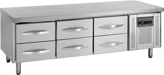 An image of Tefcold UC5360 Low Height Gastronorm Counter - 24 months parts and labour