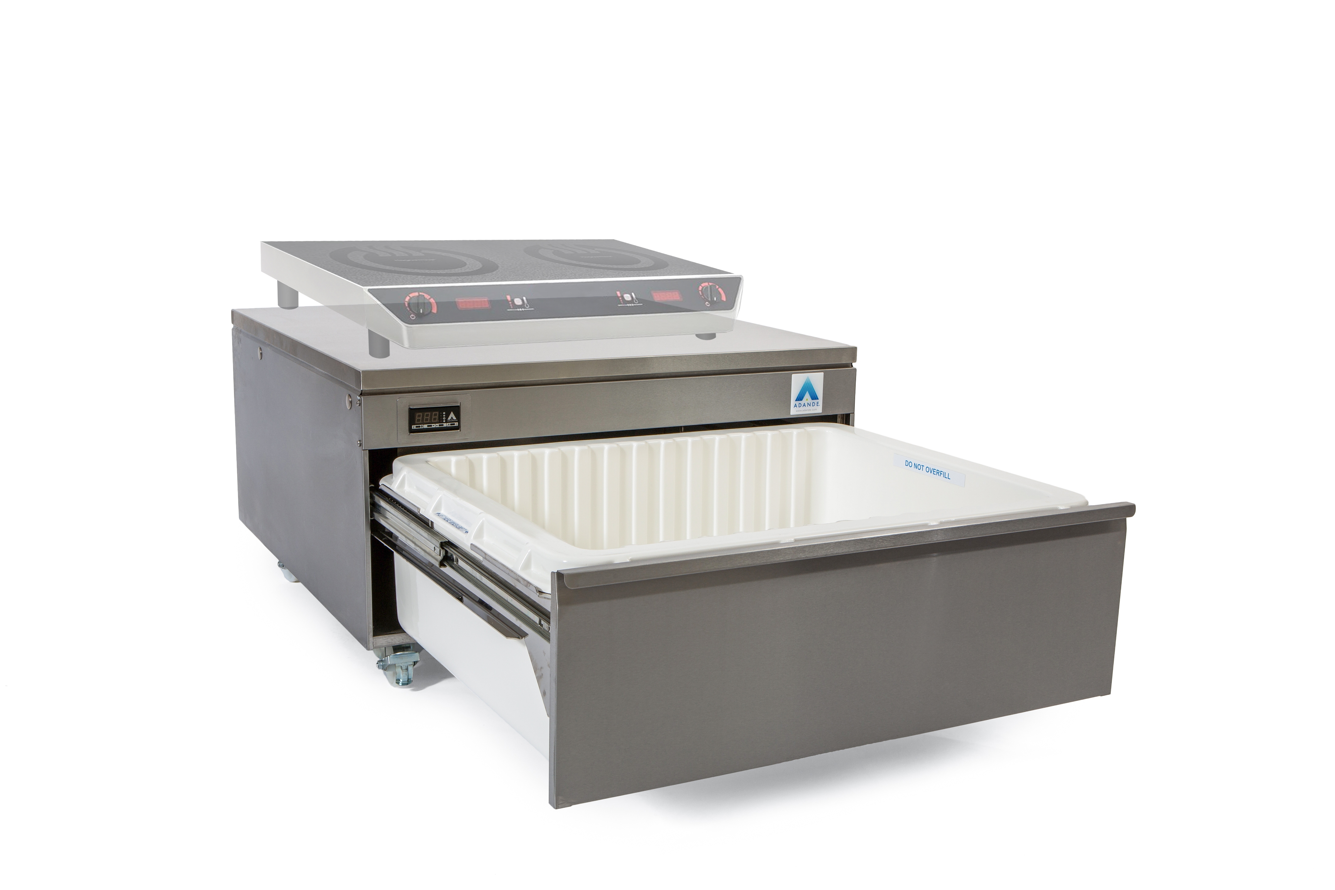 An image of Adande VCR1 Chef Base Unit - Hot Cookline Application-Rollers and Feet