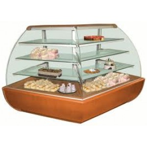cake display fridge corner unit