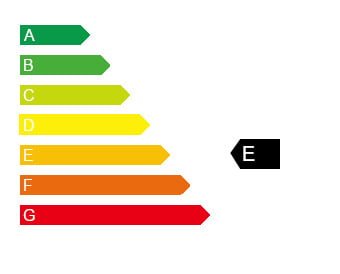 Rated E on a Minimum Energy Performance scale of A to G