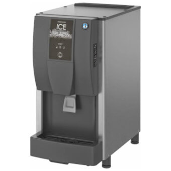 grey ice and water dispenser