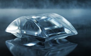 crescent shaped ice cube