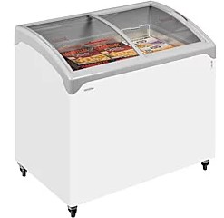 glass lid chest freezer